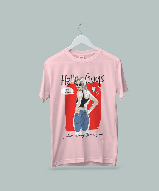 Hello Guys Classic Half Sleeve T-Shirt