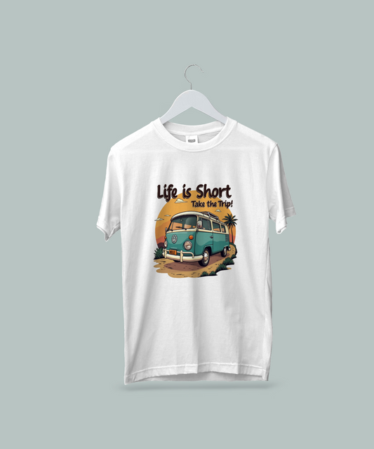 Life Is Short Take The Trip Half Sleeve T-Shirt