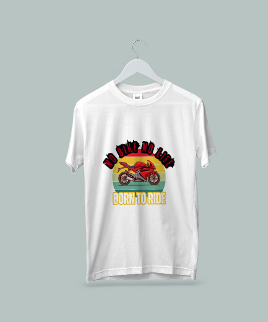 Born to Ride Classic Half Sleeve T-Shirt